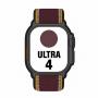 Apple Watch Ultra 4/ GPS/ 49mm/ Caja de Titanio Negro/ Correa Loop Trail Burdeos M/L
