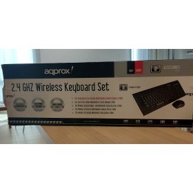 Approx Teclado Inalámbrico Multimedia 2.4GHz Negro - Solo | Ganga Electrónica