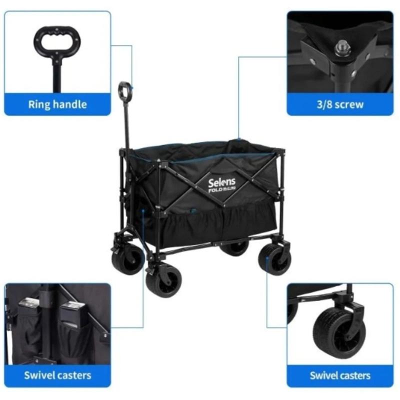 Selens Folding Cart (Sand Weels)