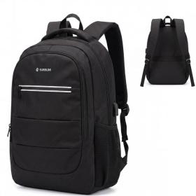 Mochila Subblim City Plus 26L Backpack para Portátiles hasta 16'/ Puerto USB/ Negra