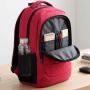 Mochila Subblim City Plus Backpack para Portátiles hasta 15.6'/ Puerto USB/ Roja
