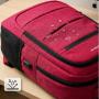 Mochila Subblim City Plus Backpack para Portátiles hasta 15.6'/ Puerto USB/ Roja