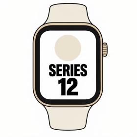 Apple Watch Series 12/ GPS/ 46mm/ Dorado Claro/ Correa Deportiva Arena (S/M)