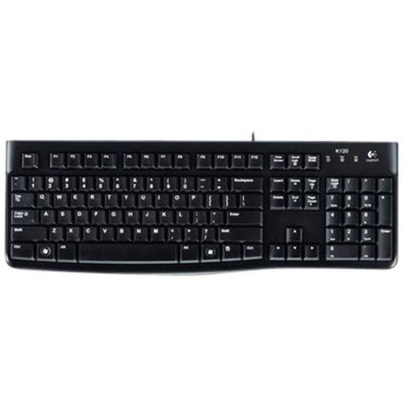 Logitech K120 Corded Keyboard Black (Ita)