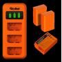 Rollei Charger Set EN-EL25 3 Accu&amp;#039;s Charger