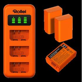 Rollei Charger Set EN-EL25 3 Accu&amp;#039;s Charger