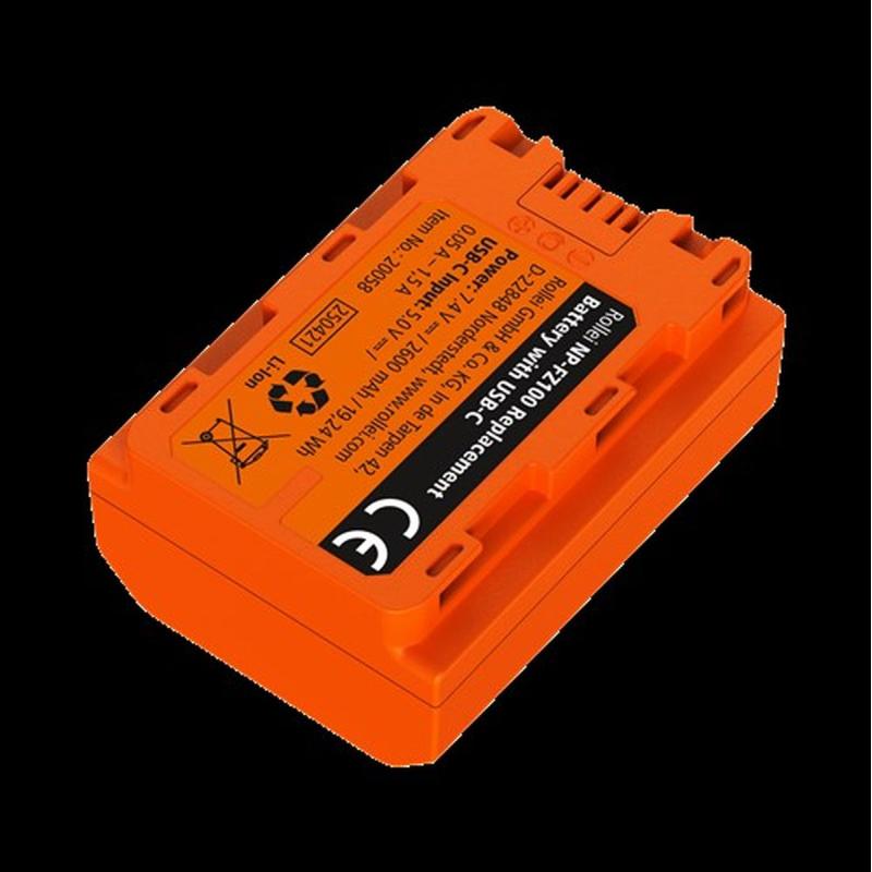 Rollei Battery For NP-FZ100 Sony w/ USB-C