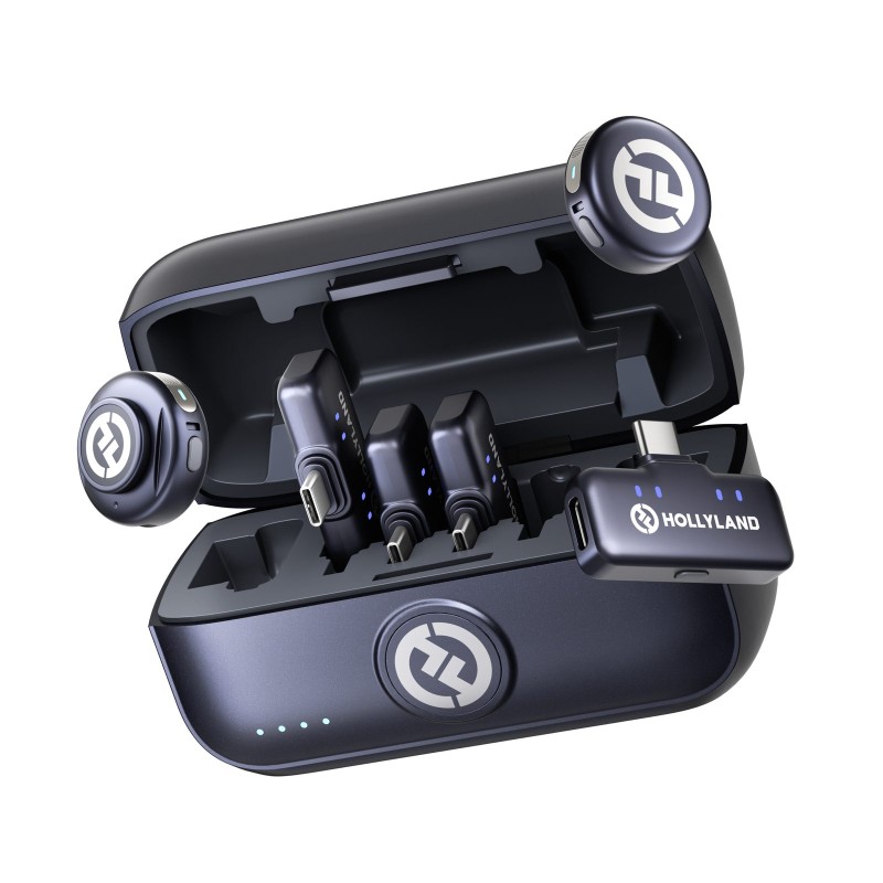 Comprar Hollyland LARK M3 Combo 2TX+4RX USB-C - Micrófono inalámbrico 32 bits - Ganga Electrónica