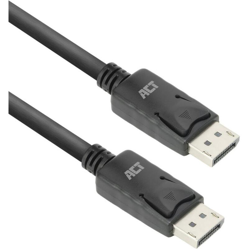 ACT 3 Meters DP 1.4 LSZH Cable 8K Low Emi Male - Male