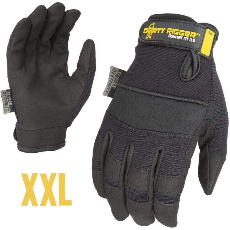 Dirty Rigger Comfort Fit 0.5 High Dexterity Glove – Full Fingered XXL