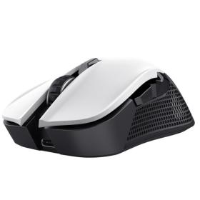 Ratón Gaming Inalámbrico Trust Gaming GXT 923W YBAR/ Batería recargable/ Hasta 7200 DPI/ Blanco