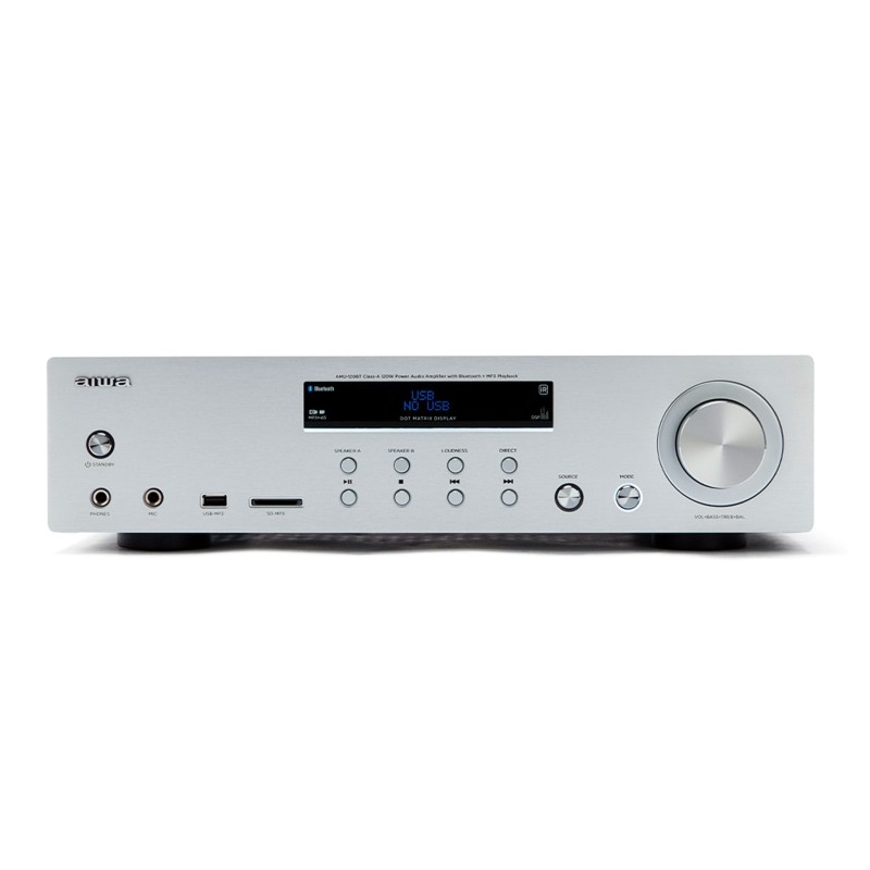 Comprar Aiwa AMU-120BT Plata - Amplificador de audio 2.0CH 120W - Ganga Electrónica
