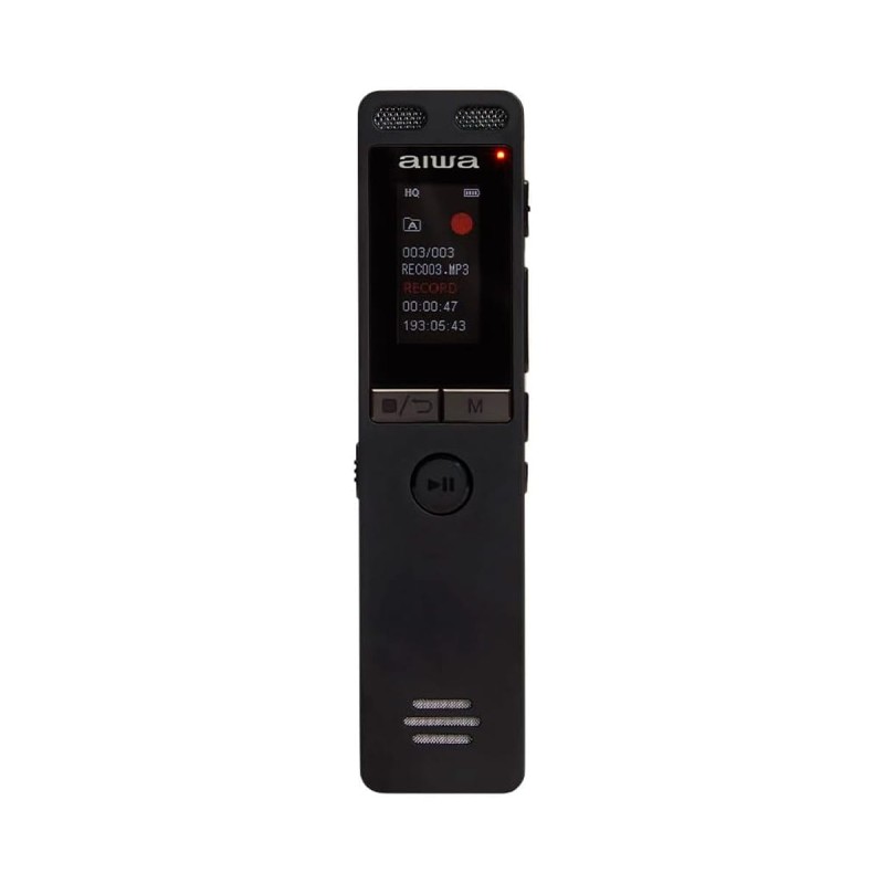 Comprar Aiwa DVR-A400 Negro - Grabadora de voz digital 16GB - Ganga Electrónica