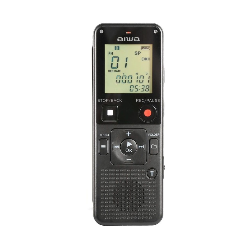 Comprar Aiwa DVR-A600 Negro - Grabadora de voz digital 16GB - Ganga Electrónica