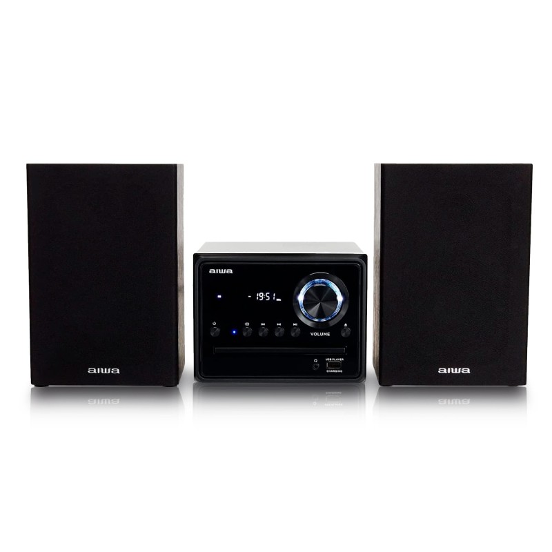 Comprar Aiwa MSBTU-300 Negro - Microcadena 20W con altavoces - Ganga Electrónica