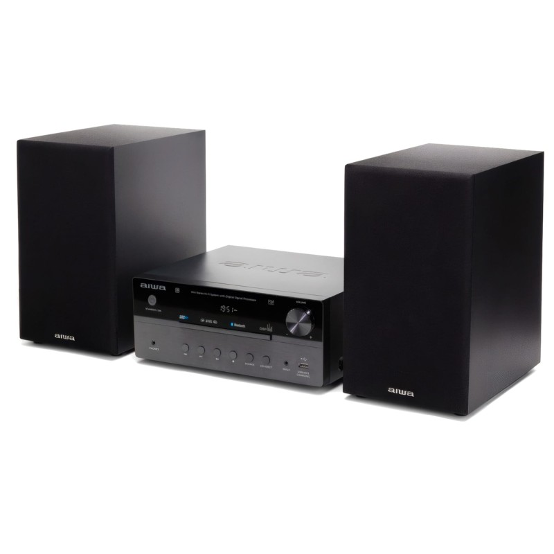 Comprar Aiwa MSBTU-550 Negro - Microcadena 50W con altavoces - Ganga Electrónica