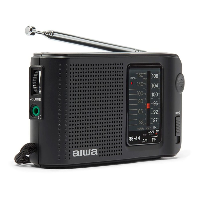 Comprar Aiwa RS-44 Negro - Radio portátil - Ganga Electrónica