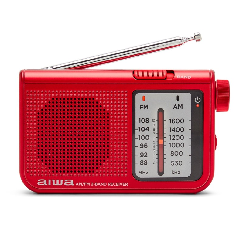 Comprar Aiwa RS-55/RD Roja - Radio portátil de bolsillo - Ganga Electrónica