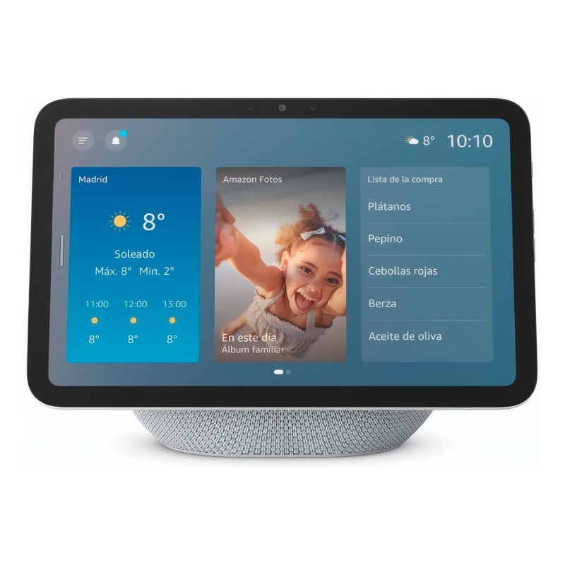 Comprar Amazon Echo Show 8 (última Generación) Blanco - Pantalla HD de 8,7" con audio espacial y alexa - Ganga Electrónica