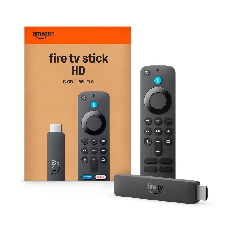 Comprar Amazon Fire TV Stick HD (última Generación) Negro - Con TV en directo gratuita, mando por voz alexa, alimentación direct