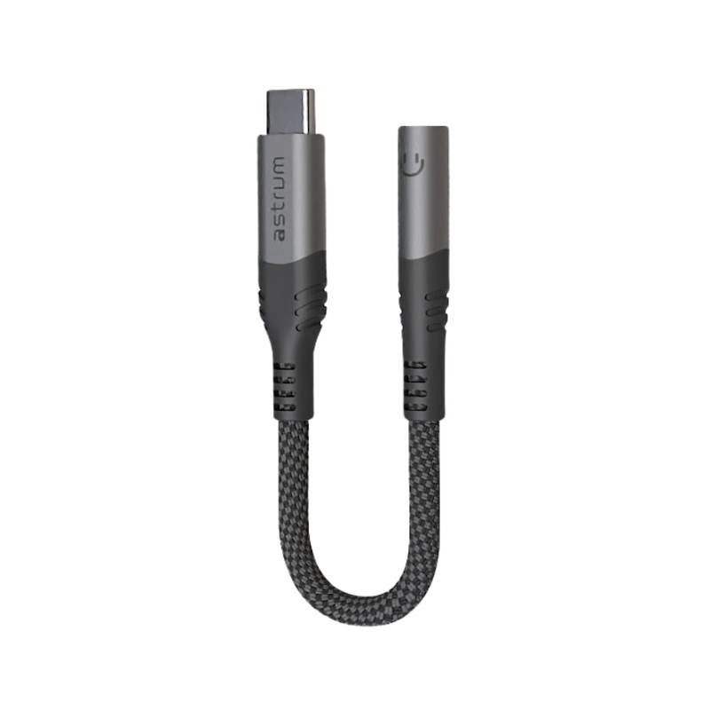 Comprar Astrum VMAC50 Gris - Adaptador USB-C a minijack 3,5 mm - 10 cm - Ganga Electrónica