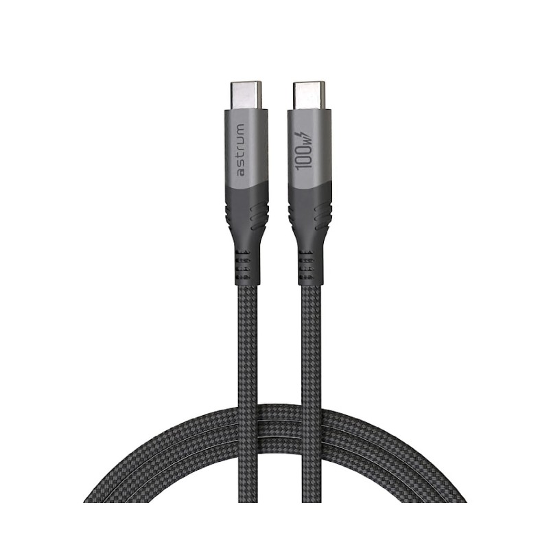 Comprar Astrum VMCC100 Gris - Cable de carga vervemesh USB-C a USB-C - 1,2 metros - Ganga Electrónica