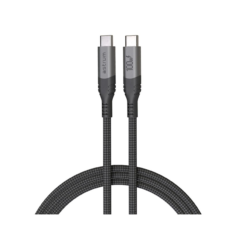 Comprar Astrum VMCC100 Gris - Cable de carga vervemesh USB-C a USB-C - 2 metros - Ganga Electrónica