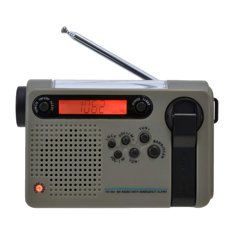 Comprar Beafon BTEC-RDS900 Gris - Radio portátil con manivela - Ganga Electrónica