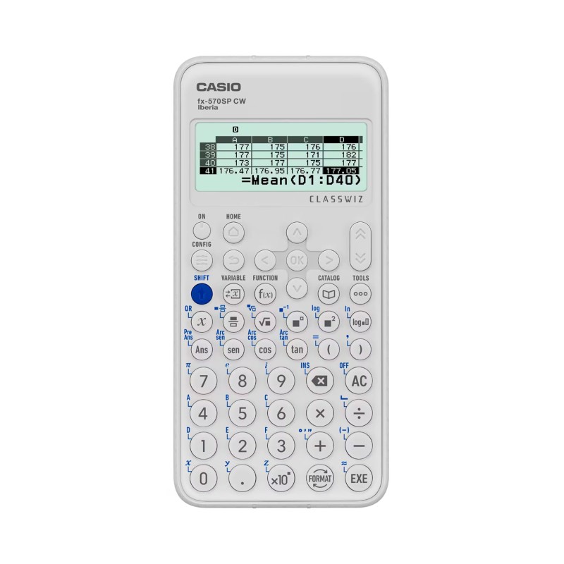 Comprar Casio FX-570SP cw Blanca - Calculadora científica estándar - Ganga Electrónica