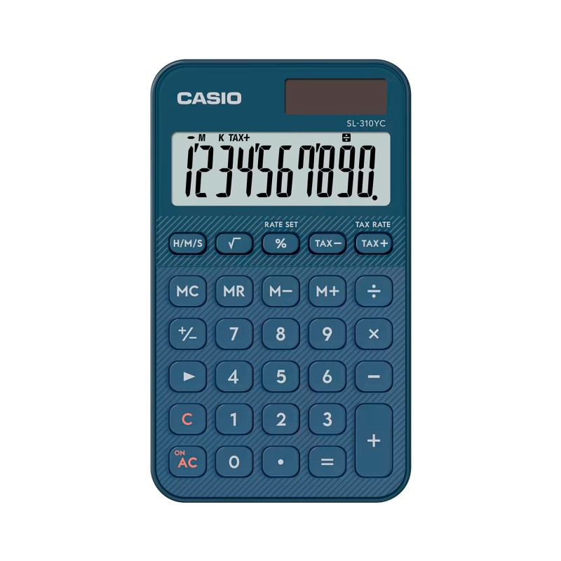 Comprar Casio SL-310YC Azul Marino - Calculadora de bolsillo - Ganga Electrónica