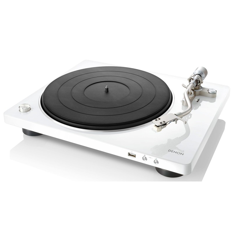 Comprar Denon DP-450 USB Blanco - Tocadiscos HIFI - Ganga Electrónica
