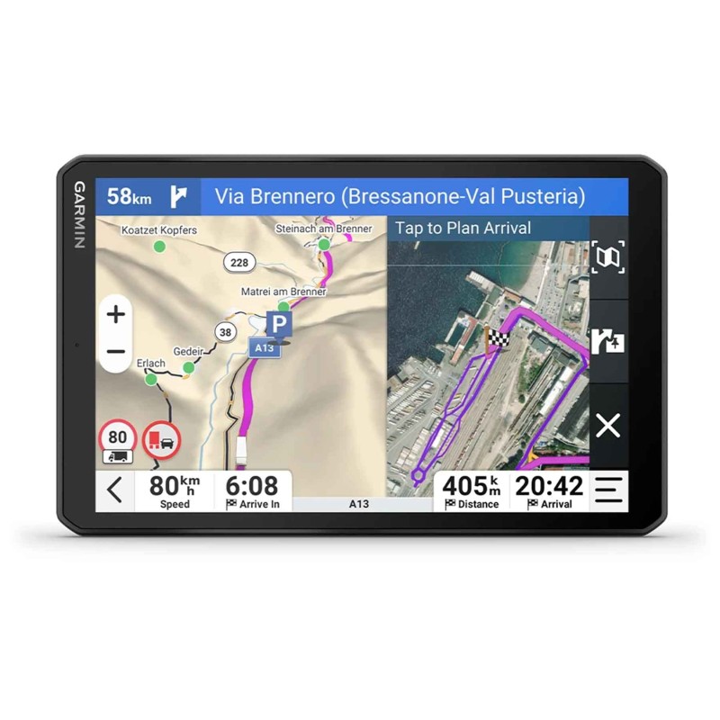 Comprar Garmin Dezl LGV820 - Navegador GPS para camiones 8" con mapas de europa - Ganga Electrónica