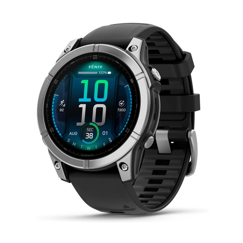 Comprar Garmin Fenix e Acero Inox y Correa Negra - Smartwatch 47MM - Ganga Electrónica