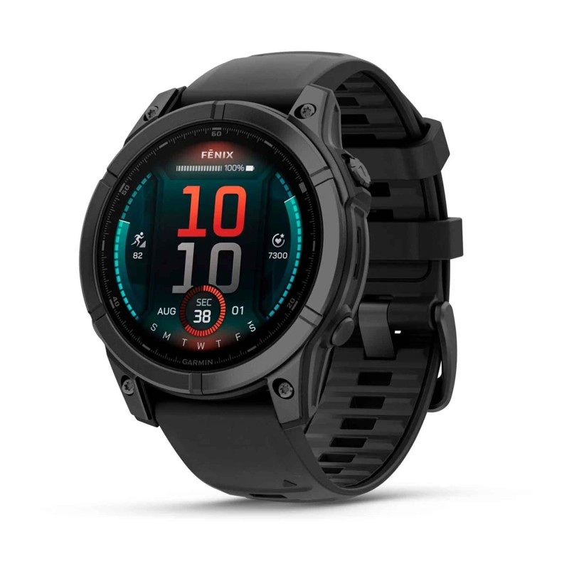 Comprar Garmin Fenix e Slate Gris y Correa Negra - Smartwatch 47MM - Ganga Electrónica