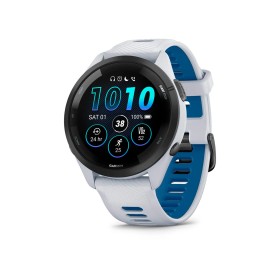 Comprar Garmin Forerunner 265 Negro Con Carcasa en Blanco y Correa de Silicona en Blanco/azul - Smartwatch 46MM - Ganga Electrón