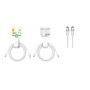 Comprar JC NB1490 Blanco - Cable de video (coaxial), conector banado en niquel, 9.5MM macho a macho, 3M - Ganga Electrónica