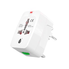 Comprar JC NR9376 - Adaptador de enchufe para viaje universal - Us/eu/uk/aus 4 en 1 - Ganga Electrónica