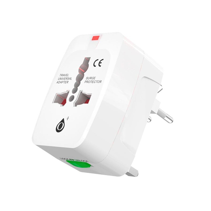 Comprar JC NR9376 - Adaptador de enchufe para viaje universal - Us/eu/uk/aus 4 en 1 - Ganga Electrónica