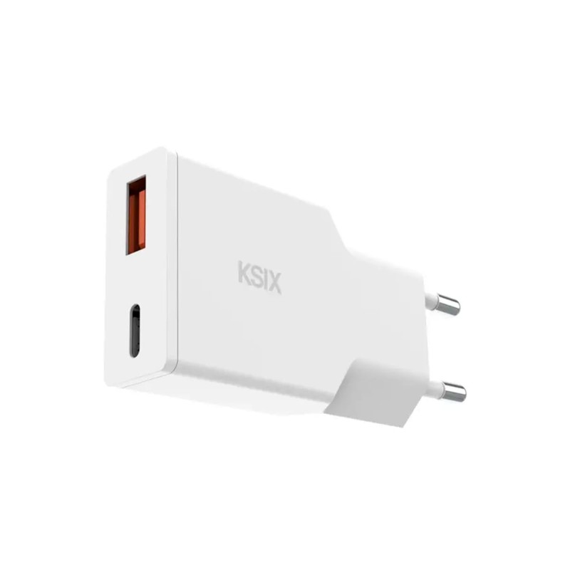 Comprar Ksix Bcd20wc01 Blanco - Cargador de red eléctrica 20W - Gan - Ganga Electrónica
