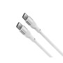 Comprar Ksix Bcl060was01 Blanco - Cable de carga y datos 1 metro - USB-C a USB-C - Ganga Electrónica