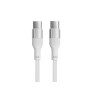 Comprar Ksix Bcl060was01 Blanco - Cable de carga y datos 1 metro - USB-C a USB-C - Ganga Electrónica