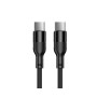 Comprar Ksix Bcl060was02 Negro - Cable de carga y datos 1 metro - USB-C a USB-C - Ganga Electrónica