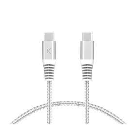 Comprar Ksix Bxcucc2t2 Blanco - Cable de carga y datos 2 metros - USB-C a USB-C - Ganga Electrónica