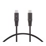 Comprar Ksix Bxcucc2t5 Negro - Cable de carga y datos 2 metros - USB-C a USB-C - Ganga Electrónica