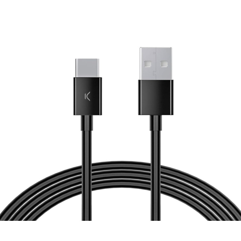 Comprar Ksix Bxcusbc04 Negro - Cable de carga y datos usb-a a USB-C - 25W - Ganga Electrónica