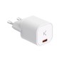 Comprar Ksix Gan USB-C Blanco - Cargador de pared mini 30W - Ganga Electrónica