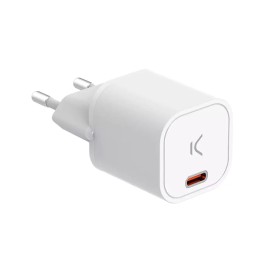 Comprar Ksix Gan USB-C Blanco - Cargador de pared mini 30W - Ganga Electrónica