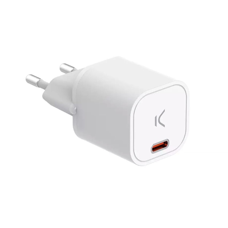 Comprar Ksix Gan USB-C Blanco - Cargador de pared mini 30W - Ganga Electrónica