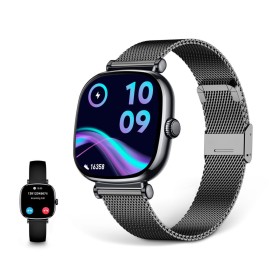 Comprar Ksix Iria Negro - Smartwatch 1.7"/ 2 correas (metal + silicona) - Ganga Electrónica