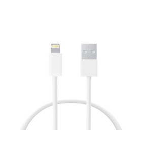 Comprar Ksix Lcl2001alb Blanco - Cable usb-a (m) a lightning (m) 1M - Ganga Electrónica